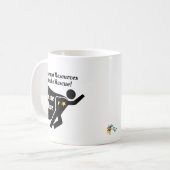 Personeelszaken Beker Superheld Koffiemok (Voorkant links)