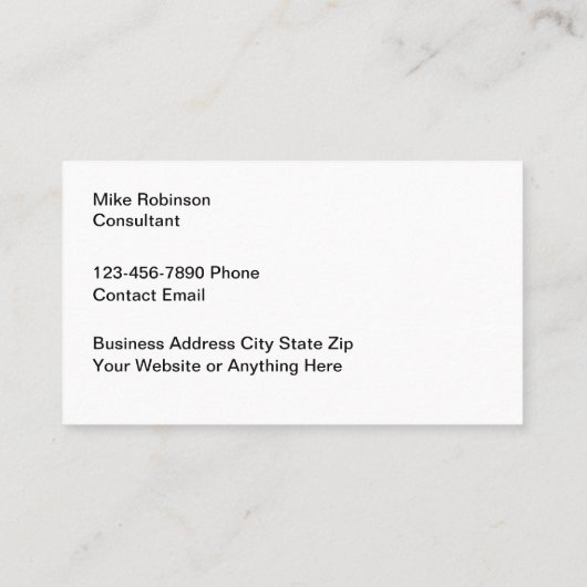 Personeelszaken Consulting Visitekaartjes (Achterkant)