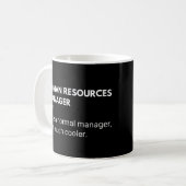Personeelszaken Grappige Managers Zeggen Koffiemok (Voorkant links)