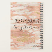 Personeelszaken Leven Van De Droom Kantoorhumor Planner (Achterkant)
