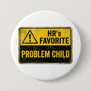 Personeelszaken Wandelende HR Overtreding Prestati Ronde Button 7,6 Cm