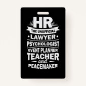 Personele middelen badge (Voorkant)