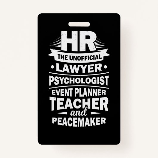 Personele middelen badge (Voorkant)