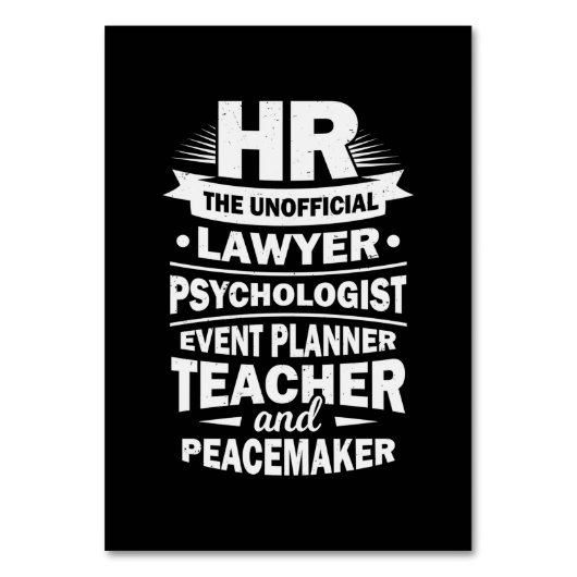 Personele middelen kaart (Voorkant)