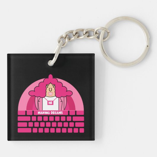 Personele middelen Kantoor Sleutelhanger (Achterkant)