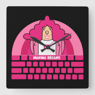 Personele middelen Kantoor Vierkante Klok