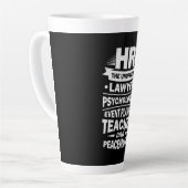 Personele middelen latte mok (Linkerhoek)