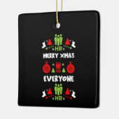 Personele middelen Lelijke kerstcadeaus Keramisch Ornament (Links)