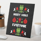 Personele middelen Lelijke kerstcadeaus Reclamebord Met Voetstuk (Insitu)