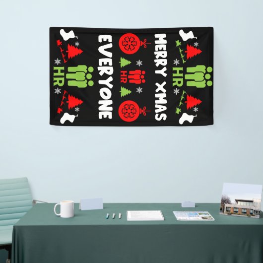 Personele middelen Lelijke kerstcadeaus Spandoek (Beurs)