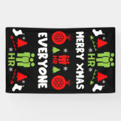 Personele middelen Lelijke kerstcadeaus Spandoek (Horizontaal)