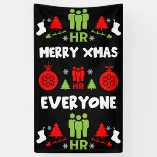 Personele middelen Lelijke kerstcadeaus Spandoek