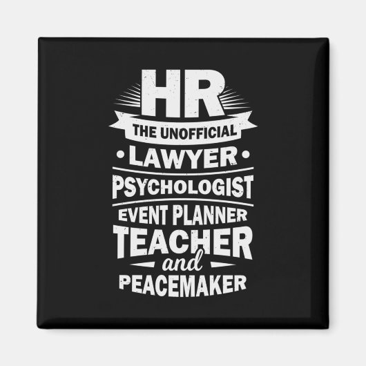 Personele middelen magneet (Voorkant)