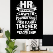 Personele middelen poster (Thuiskantoor)