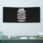 Personele middelen spandoek (Beurs)