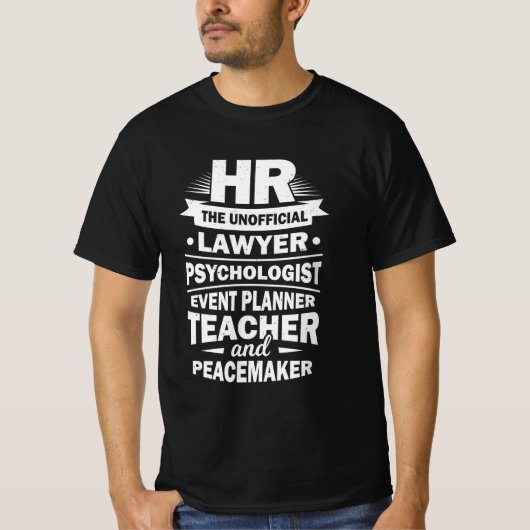 Personele middelen t-shirt (Voorkant)