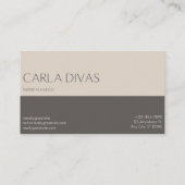 Personele middelen Visitekaartjes (Achterkant)