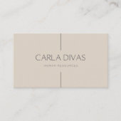 Personele middelen Visitekaartjes (Voorkant)