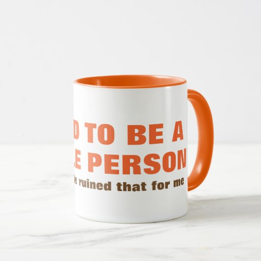 Personen Humor Mok (Voorkant rechts)