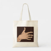 Personen met Canvas tas (Achterkant)
