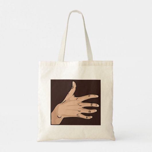 Personen met Canvas tas (Achterkant)