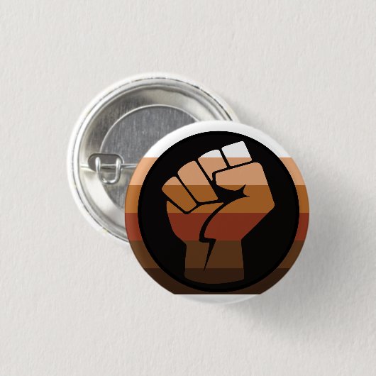 Personen met een kleurpride (POC) Ronde Button 3,2 Cm (Voorkant /achterkant)
