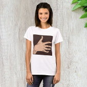 Personen met handmatige vrouwen T-Shirt