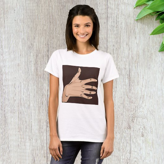 Personen met handmatige vrouwen T-Shirt