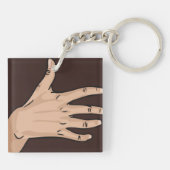 Personen met Sleutelhanger (Achterkant)