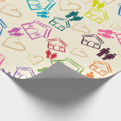 Personen van wie de huishouding is cadeaupapier