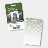 Personennaamplaatje | Aangepaste Logo en kleur Badge (Front & Back)