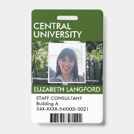 Personennaamplaatje | Aangepaste Logo en kleur Badge