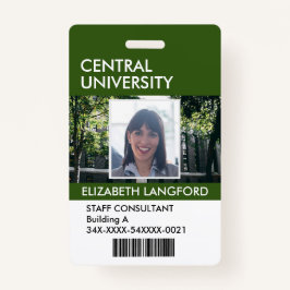 Personennaamplaatje | Aangepaste Logo en kleur Badge