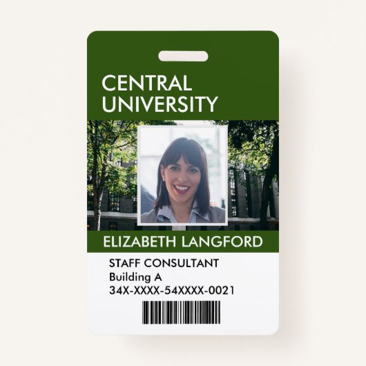 Personennaamplaatje | Aangepaste Logo en kleur Badge (Voorkant)