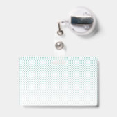 Personennaamplaatje | Aangepaste Logo en kleur Badge (Back with Retractable)