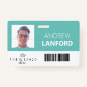 Personennaamplaatje | Aangepaste Logo en kleur Badge (Voorkant)