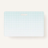 Personennaamplaatje | Aangepaste Logo en kleur Badge (Achterkant)