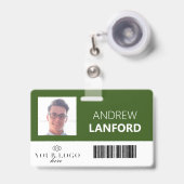 Personennaamplaatje | Aangepaste Logo en kleur Badge (Front with Retractable)