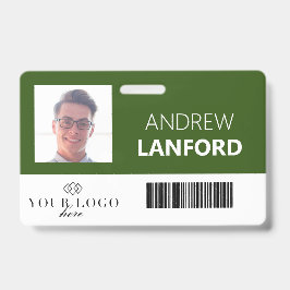 Personennaamplaatje | Aangepaste Logo en kleur Badge