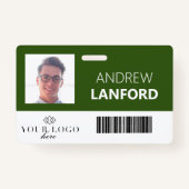 Personennaamplaatje | Aangepaste Logo en kleur Badge (Voorkant)