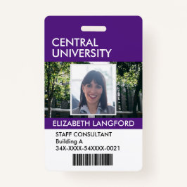 Personennaamplaatje | Aangepaste Logo en kleur Badge