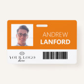 Personennaamplaatje | Aangepaste Logo en kleur Badge (Voorkant)