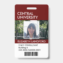 Personennaamplaatje | Aangepaste Logo en kleur Badge