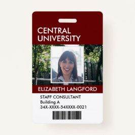 Personennaamplaatje | Aangepaste Logo en kleur Badge