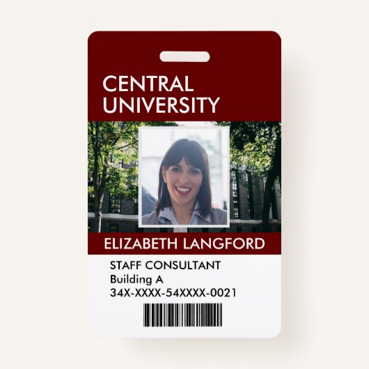 Personennaamplaatje | Aangepaste Logo en kleur Badge (Voorkant)