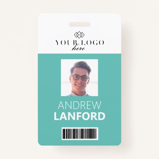 Personennaamplaatje | Aangepaste Logo en kleur Badge (Voorkant)