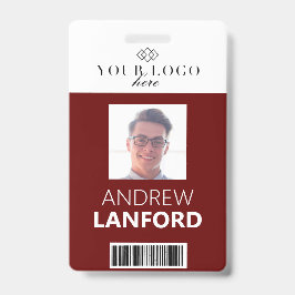 Personennaamplaatje | Aangepaste Logo en kleur Badge