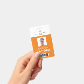 Personennaamplaatje | Aangepaste Logo en kleur Badge (Handheld)