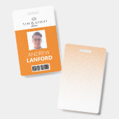 Personennaamplaatje | Aangepaste Logo en kleur Badge (Front & Back)