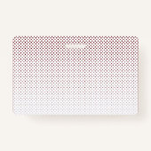 Personennaamplaatje | Aangepaste Logo en kleur Badge (Achterkant)